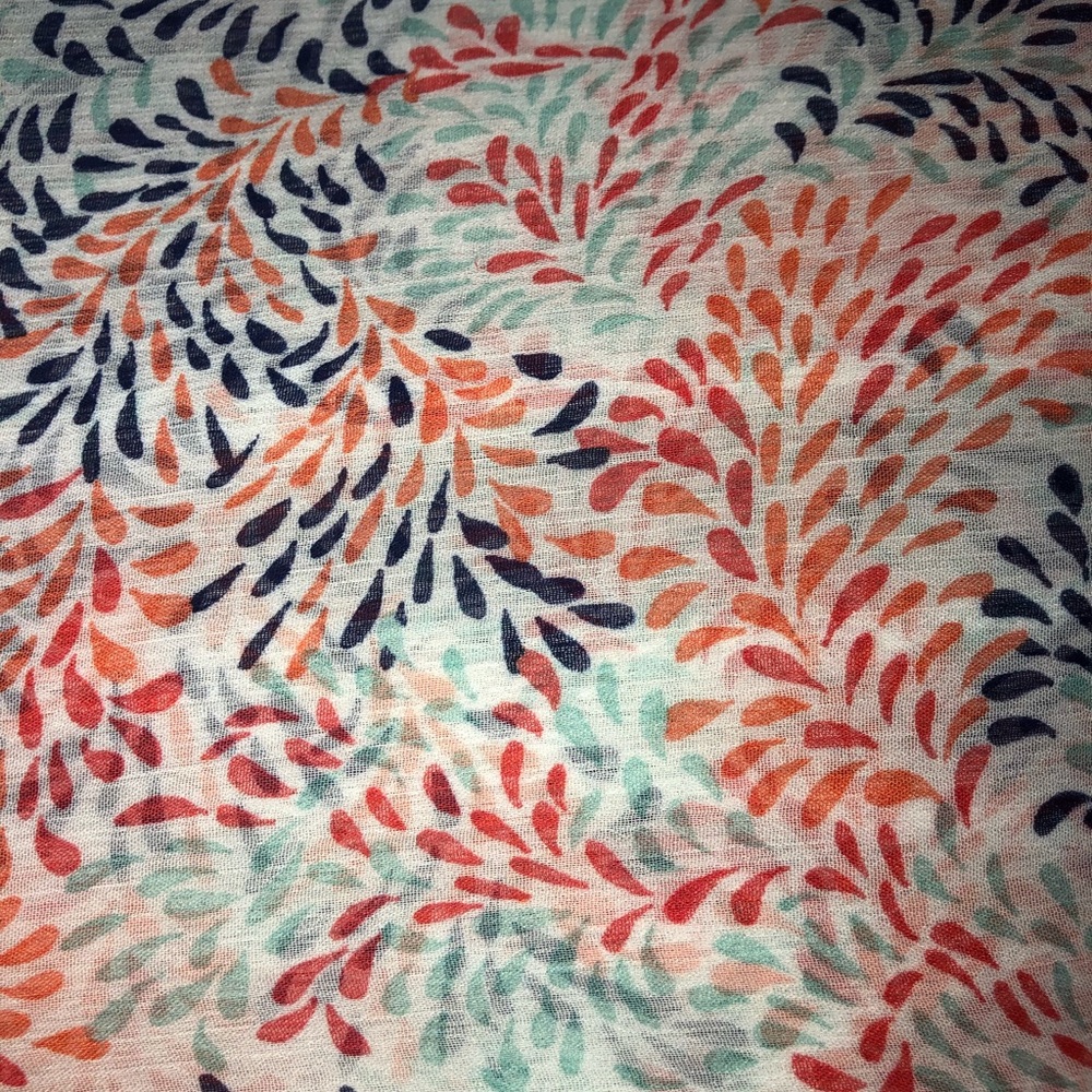 Ruffled Tank Top: Color- Multi Splash - Picture 4 of 4